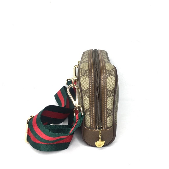 Authentic Gucci brown monogram coated canvas crossbody bag - Picture 13 of 16